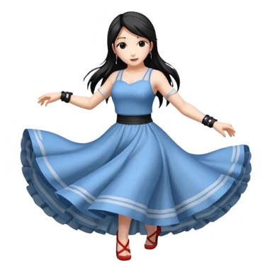 Final fantasy 7 Tifa dance  sticker