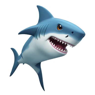 DIABLE requin sticker