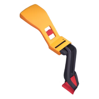 A simple 2D emoji-style illustration of a right foot pressing down on a car gas pedal. The pedal is labeled with “GO” and motion lines show acceleration. Bright, clean cartoon style with clear shapes and bold colors. sticker