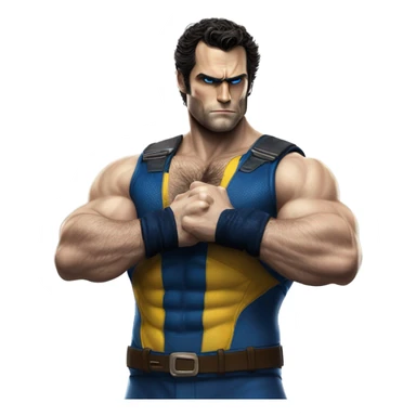 Henry Cavill as Wolverine  sticker