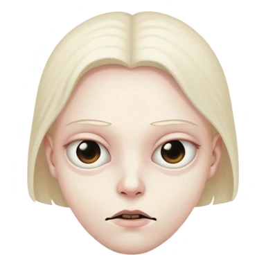 Creepy stare  sticker