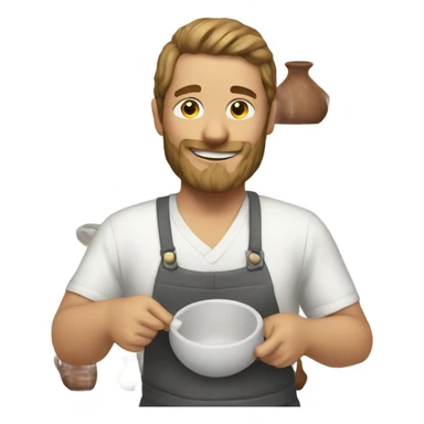 Doing ceramics  sticker