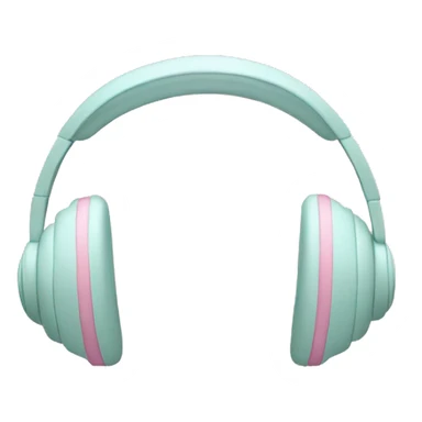 pastel pink headphone sticker