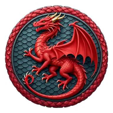targaryen Dragon semboll sticker