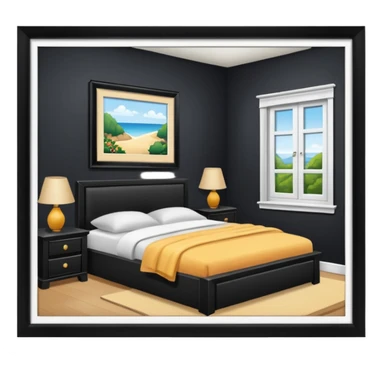 entering in bedroom sticker