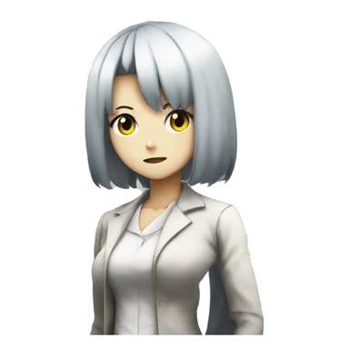 Mayuri  from steins;gate when bored. sticker