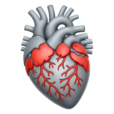 Gray anatomy heart  sticker