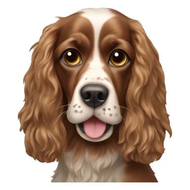 Kocker spaniel dog sticker