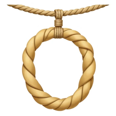 rope tied to the ceiling sticker