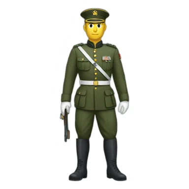 Salut militaire  sticker