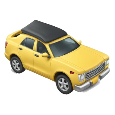 car flipped over onto its roof sticker