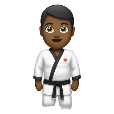 martial arts uniform emoji sticker