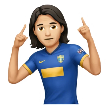 Boca juniros libertadores cavani sticker