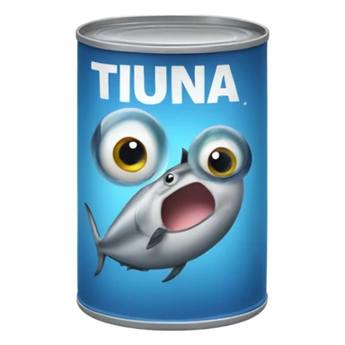 tuna can sticker
