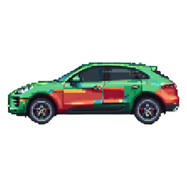 Porsche Macan car side view sticker