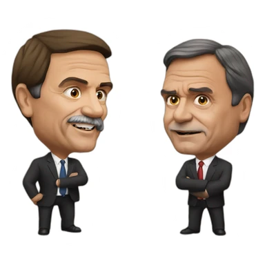 lula vs bolsonaro sticker