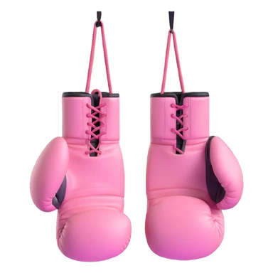 light pink boxing gloves sticker