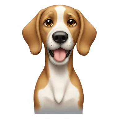 Perro con hueso  sticker