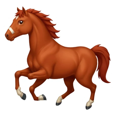 red horse 2026 year agressive running sticker