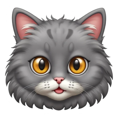 Silly nub cat sticker