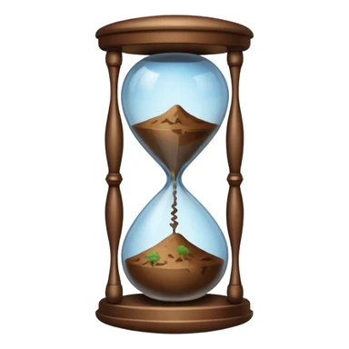 earth hour glass sticker