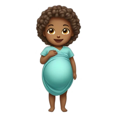 Expecting baby sticker