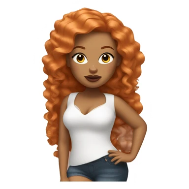 plus size bratz ginger sticker