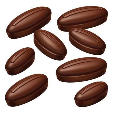 chocotejas ovaladas sticker