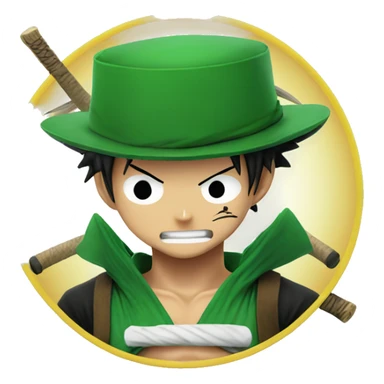 Luffy with Zoro sticker