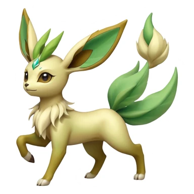 Flying-type Fakémon-Leafeon full body sticker