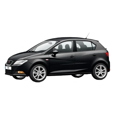 2006 5 door black seat ibiza 6l sport  sticker