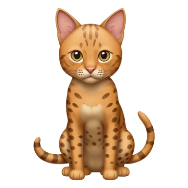 Ocicat, full body sticker