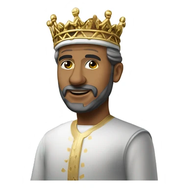 King Mohammed 6 in beach sticker
