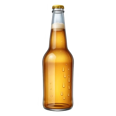 empty beer bottle sticker