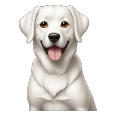 Chien-blanc sticker