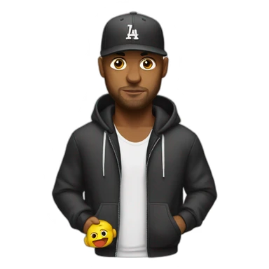 Booba rap sticker