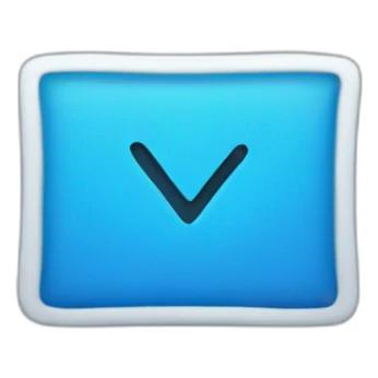 blue check box sticker