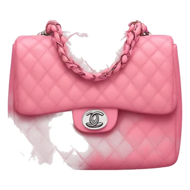 Pink Chanel bag sticker