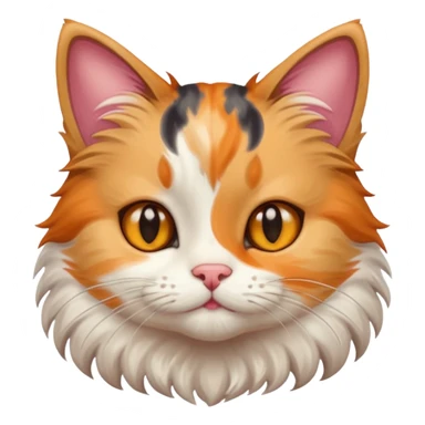 Cute artistic cat sticker
