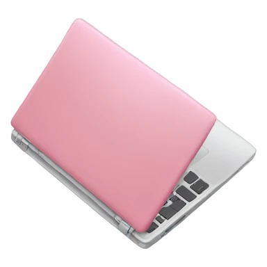 Pink laptop ￼ sticker