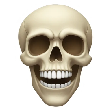 Skull that’s out of his mind sticker