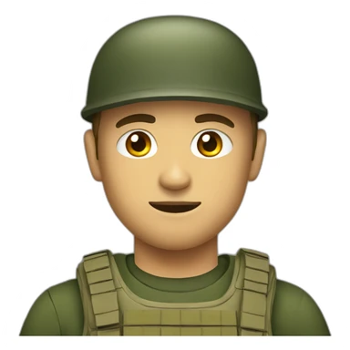 Military commando sticker