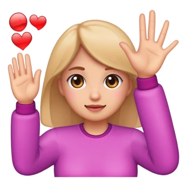 Emoji saying girl bye sticker