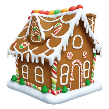Gingerbread house ￼ sticker