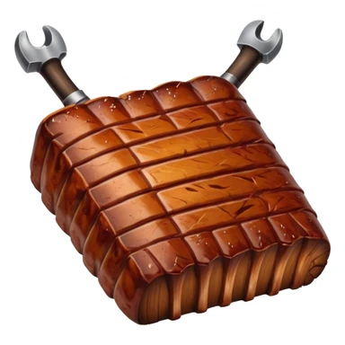 a single smoked beef rib sticker