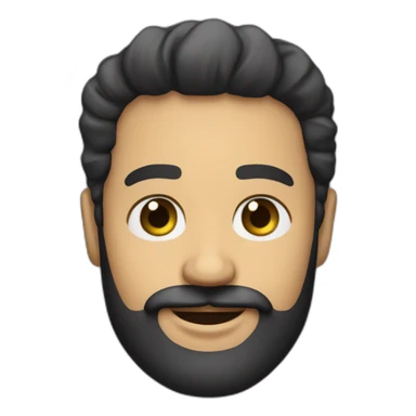 wendell carvalho, white man, black beard dinking white wine sticker