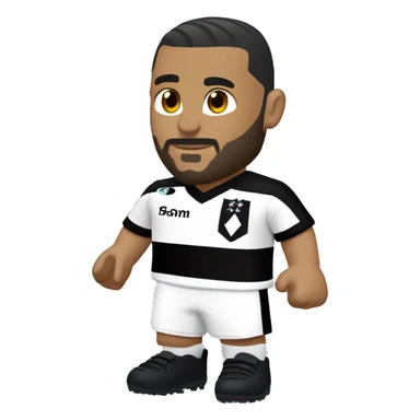 Quaresma 7 number beşiktaş uniform sticker