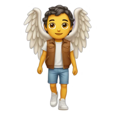 Hermes with shoes wings sticker