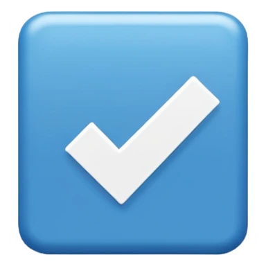 Roblox verified symbol ✔️ symbol blue colour box shape sticker