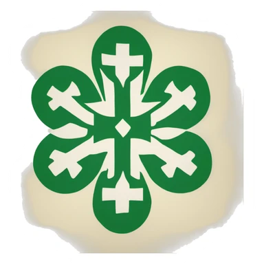 Symbole de Lauburu Croix du Pays Basque sticker